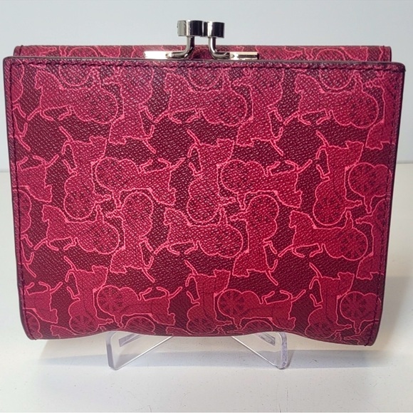 💯 Authentic Celine Rare Pink Leather Kislock Wallet - Picture 10 of 10